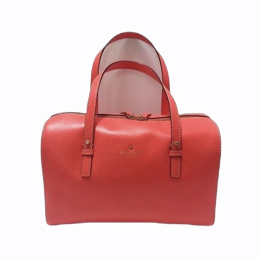 Kate Spade Tangerine Pebbled Leather Satchel